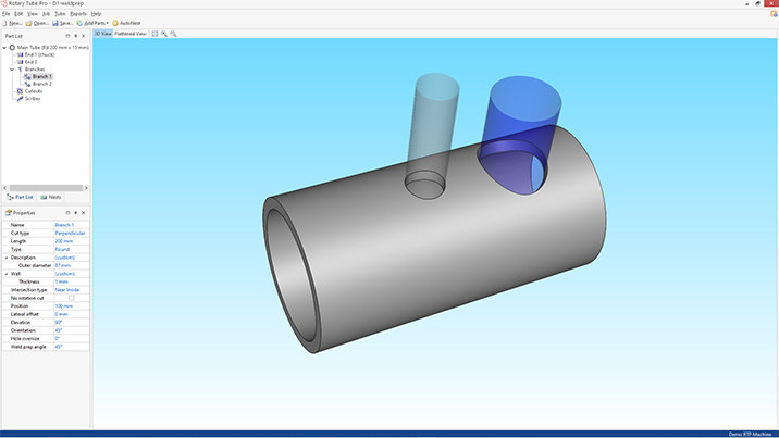 海宝发布管材切割软件 Rotary Tube Pro 3